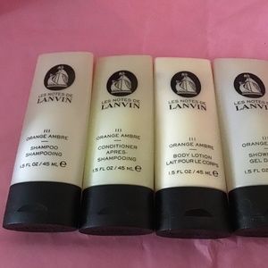 Lanvin Paris  Les Notes De Lanvin Orange Ambre 4 Piece Set